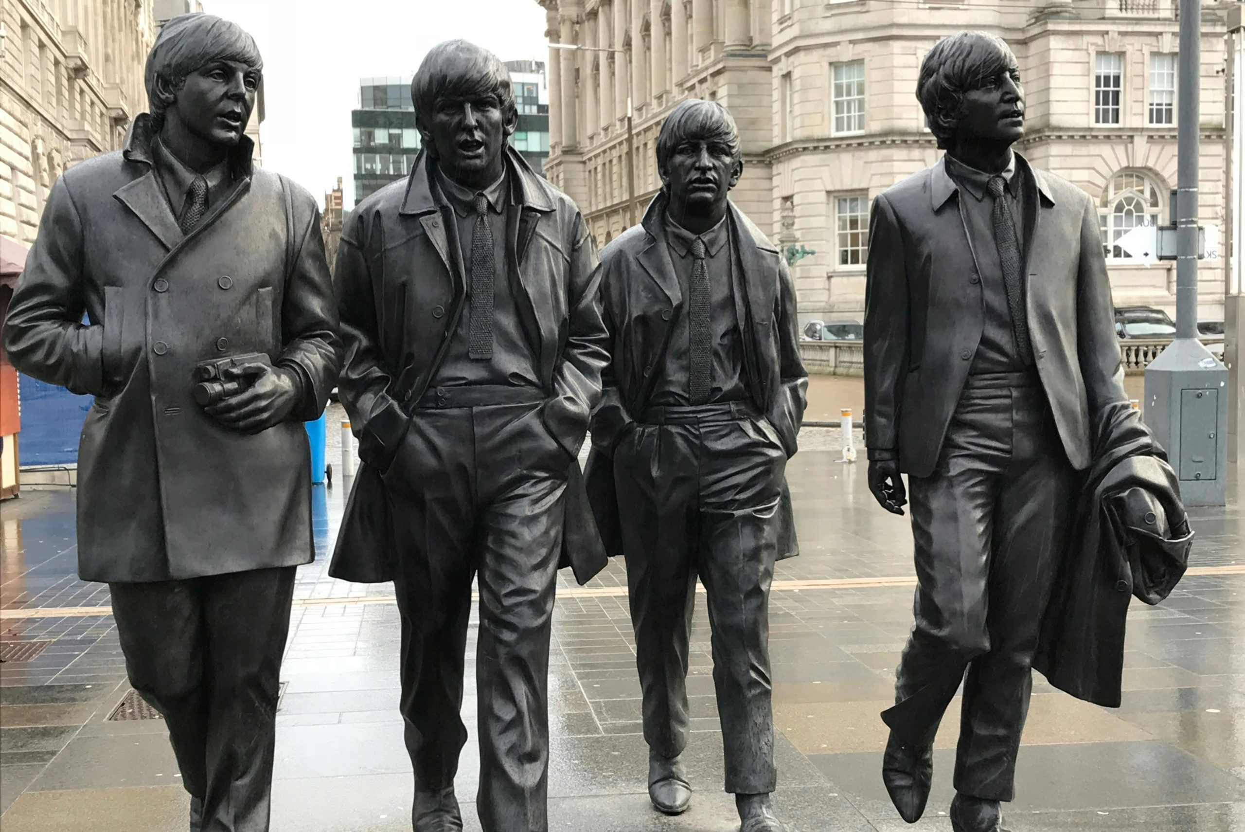 Statue des Beatles à Liverpool
