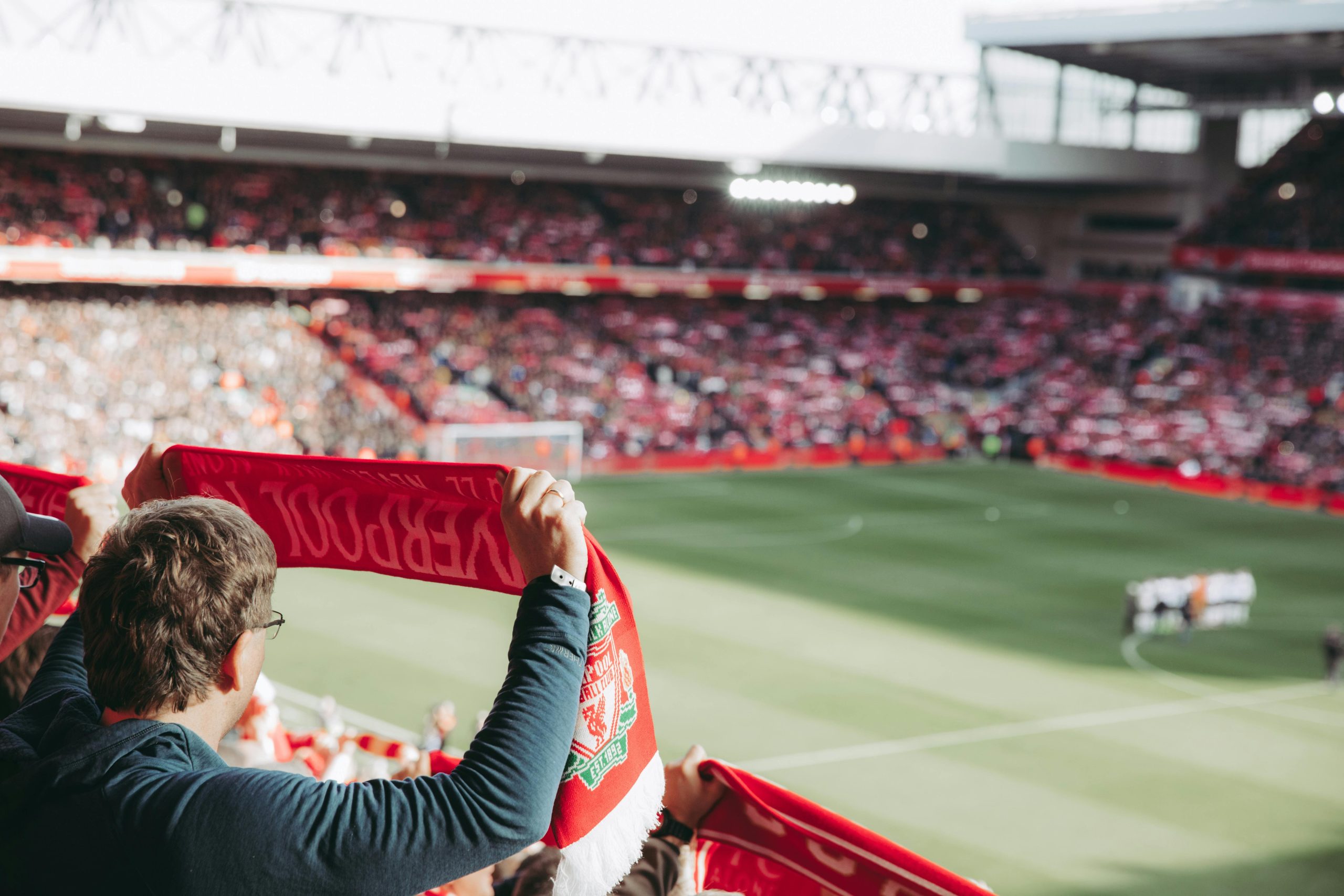 Fans de Liverpool à Anfield