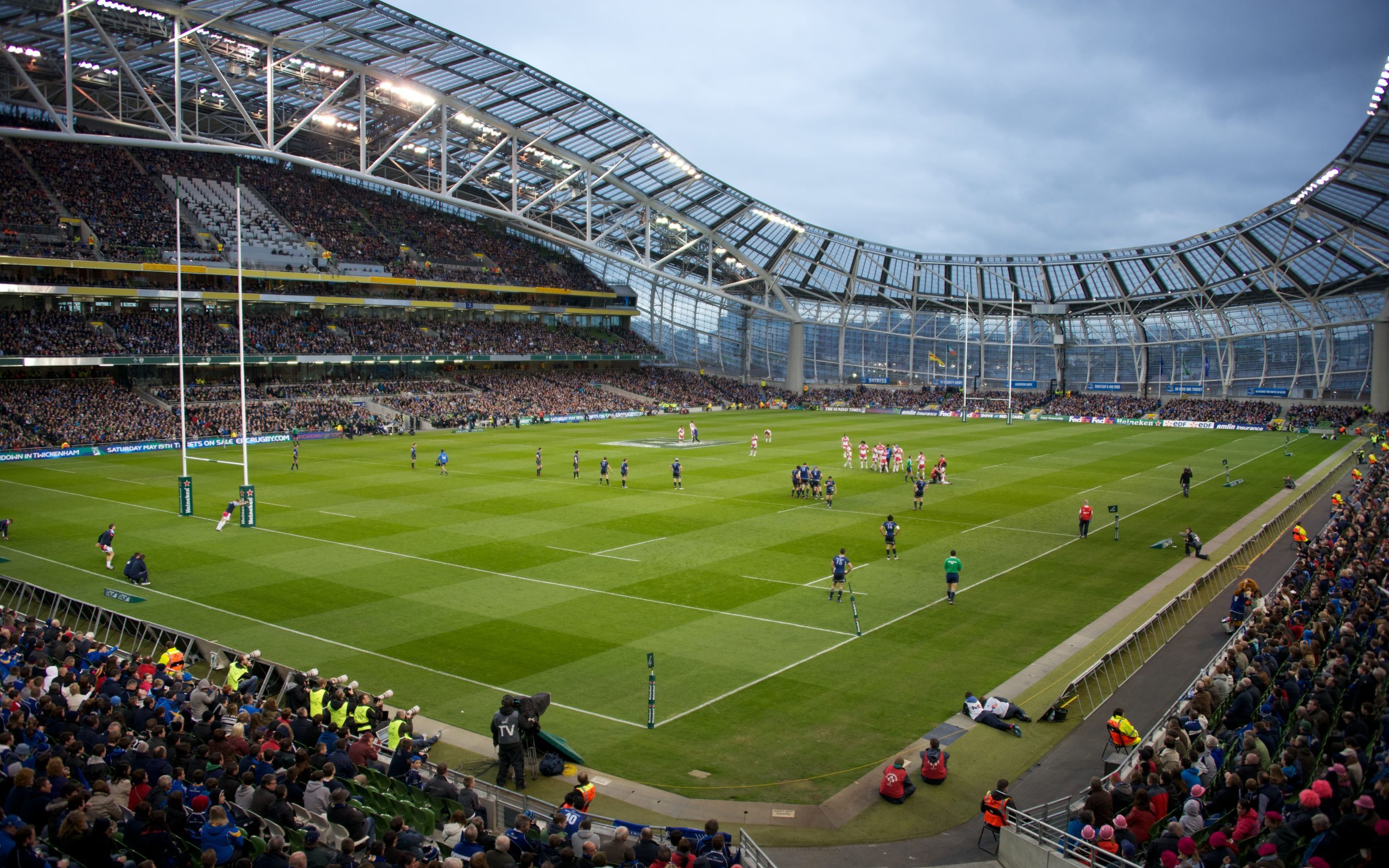 Match de Rugby du Leinster à l'Aviva Stadium de Dublin