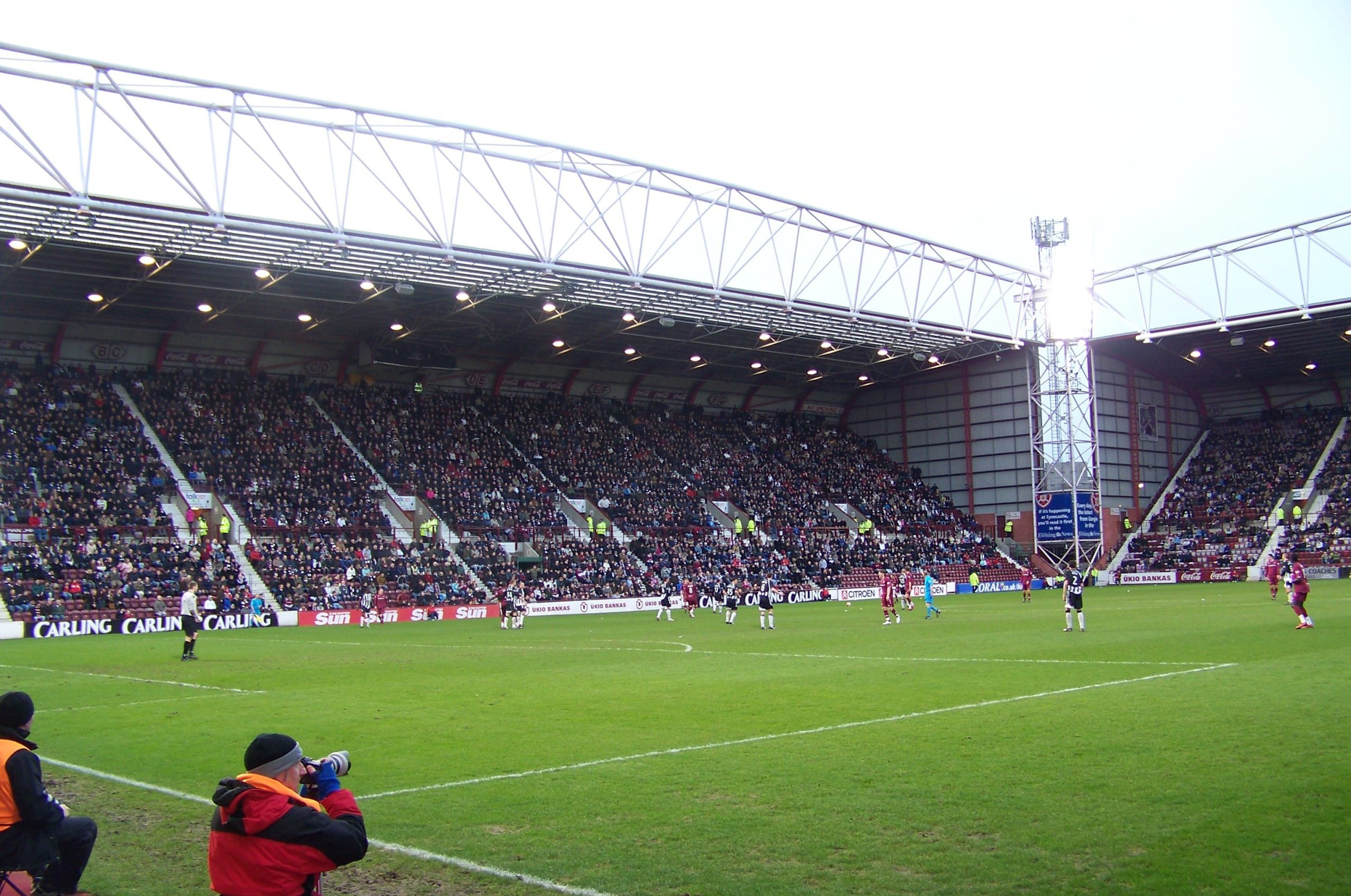 Stade Hearts - Match Tynecastle Stadium