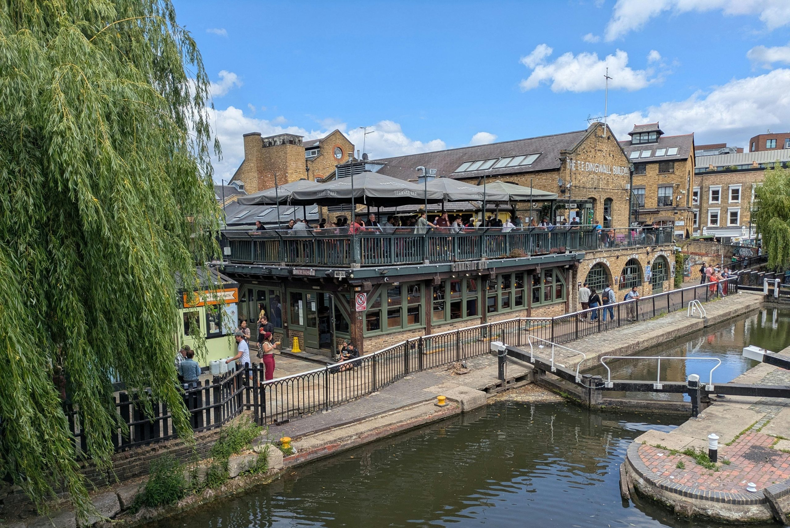 Vue du quartier de Camden Town à Londres