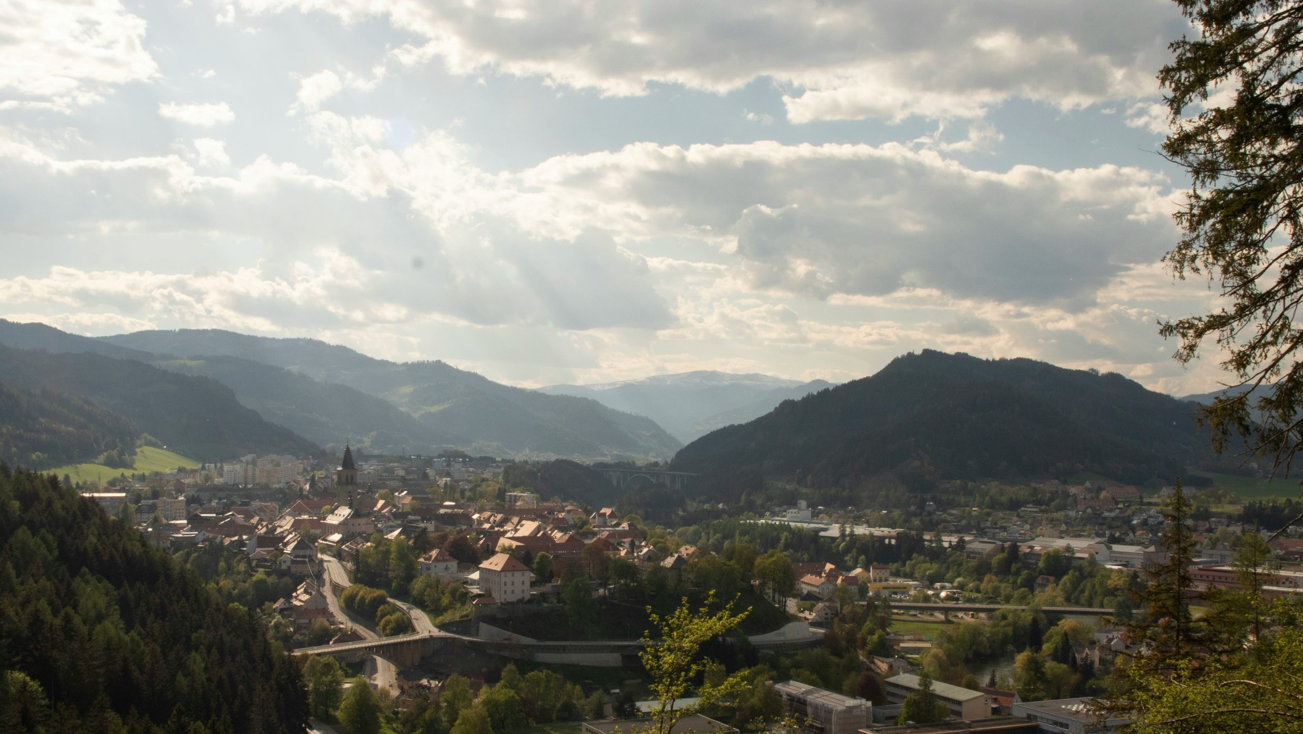Village de Montagne dans la région de Styrie en Autriche