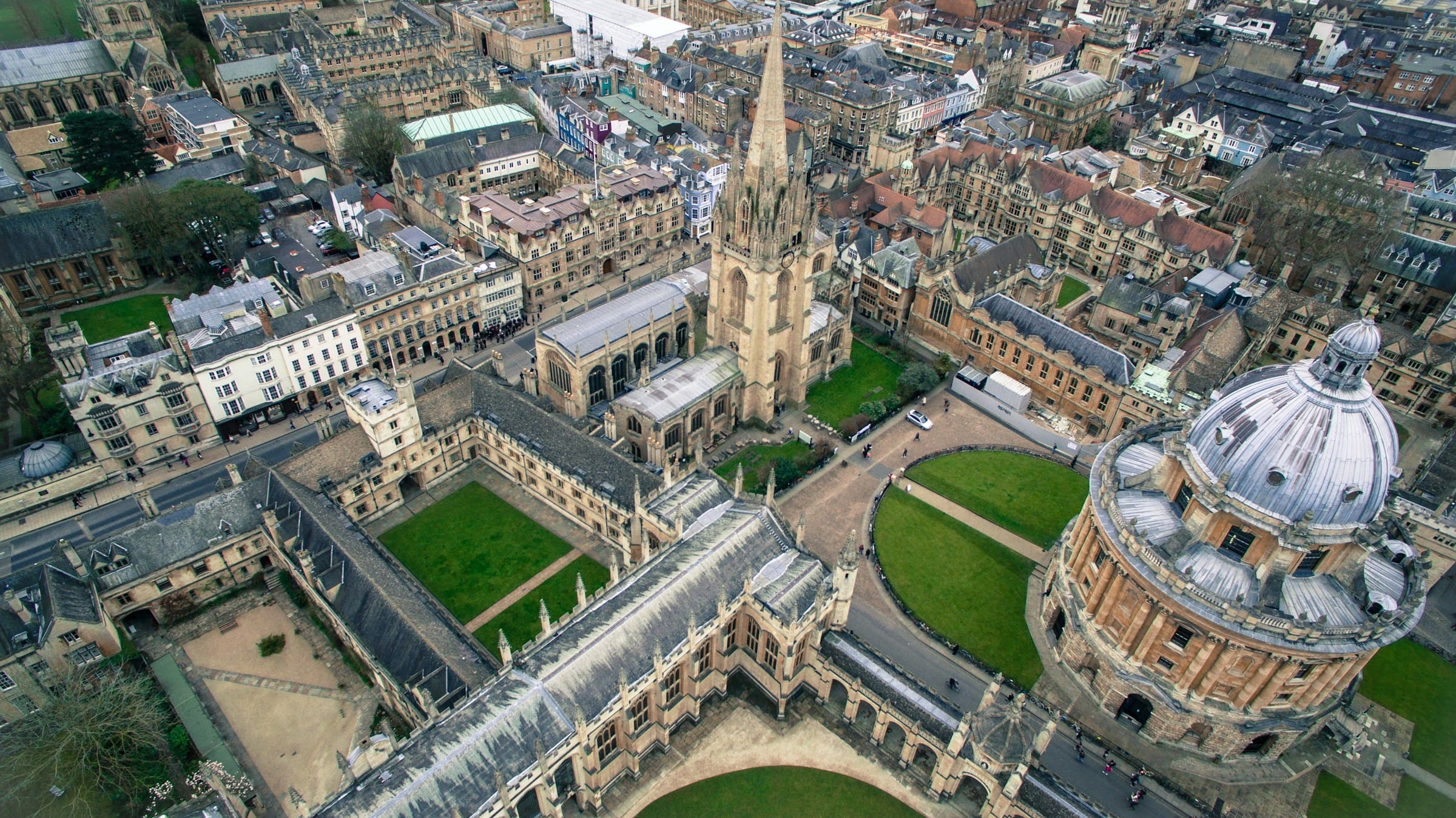 Oxford vue du ciel